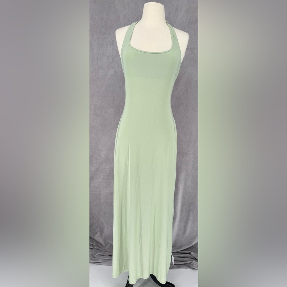 ASOS Sage Green Halter Maxi Dress - Picture 4 of 7